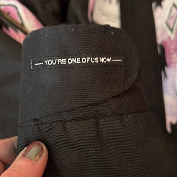 Size XS NEFF Special Edition Pink + Blue Abstract Bomber - Picture 6 of 6